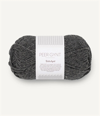 1065 Charcoal Melange, Petite Knit Peer Gynt