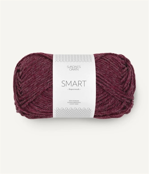 4363 Vinrød, SMART Superwash Uld