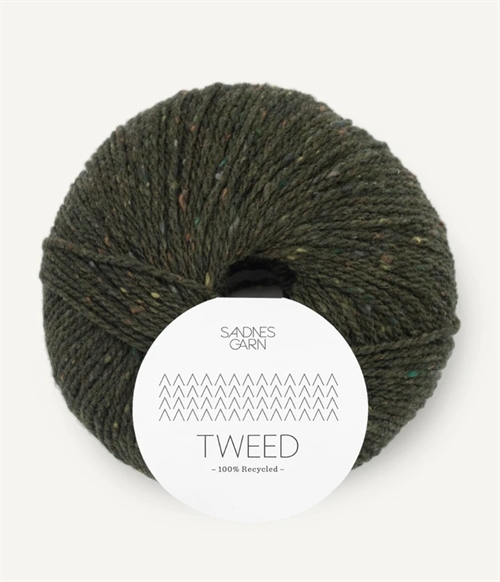 9585 Oliven Grønn, Tweed Recycled