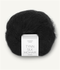 1099 Svart Tynn Silk Mohair