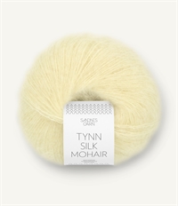 2101 Lys Gul Tynn Silk Mohair