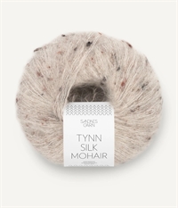 2600 Beige Tweed, Tynn Silk Mohair