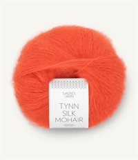 3818 Orange Tynn Silk Mohair