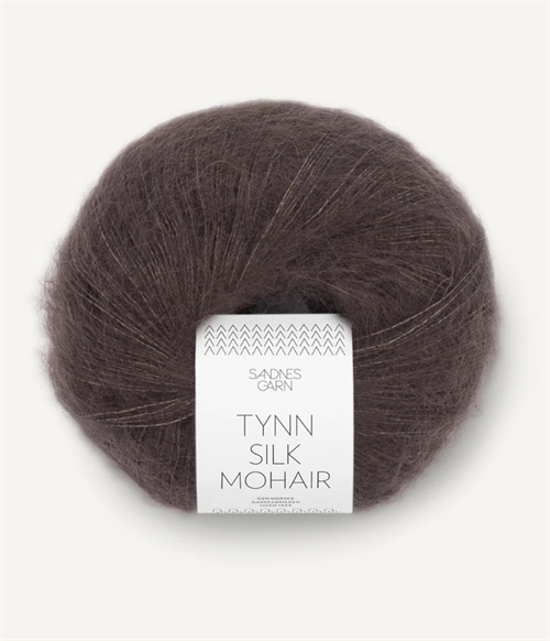 3880 Chokolate, Tynn Silk Mohair
