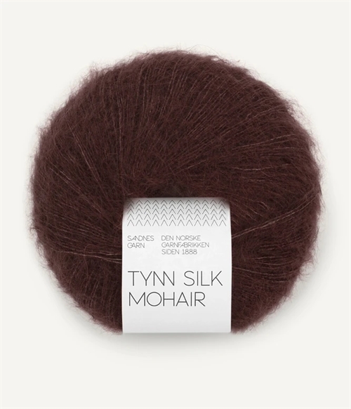 4381 Dark Fudge, Tynn Silk Mohair