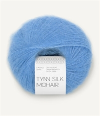5824 Provence Blue, Tynn Silk Mohair