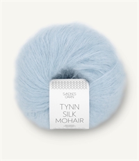 6012 Lys Blå Tynn Silk Mohair