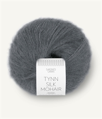 6707 Stålgrå Tynn Silk Mohair