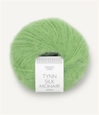 8733 Spring Green, Tynn Silk Mohair