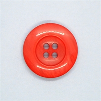 18 mm Knap, Poppy Rød