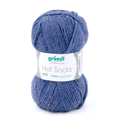 59 Jeansblå, HOT SOCKS UNI