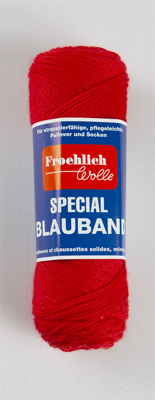 0033 Rød, Blauband fra Froehlich Wolle