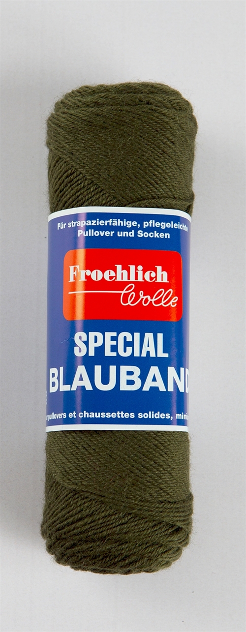 0069 Jægergrøn, Blauband fra Froehlich Wolle