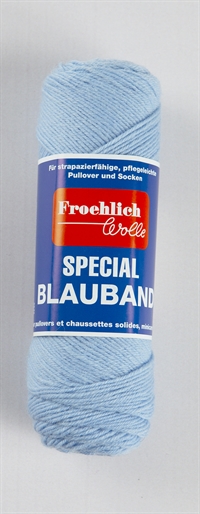 0125 Lys Blå, Blauband fra Froehlich Wolle