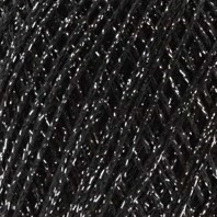 8213 Sort GLITTER STRIKKEGARN