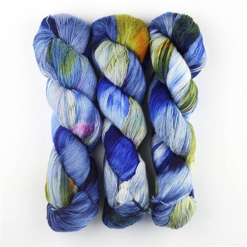 53 Simply The Best, Merino Single Lace, Håndfarvet