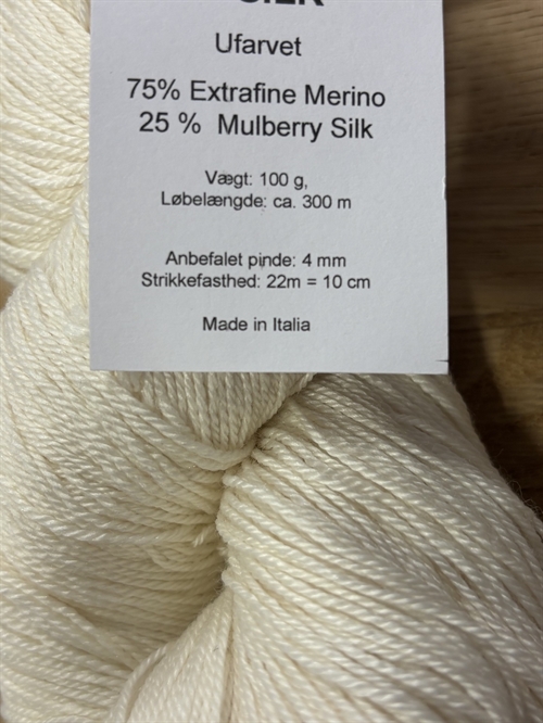 SILK MERINO LACE, Ufarvet