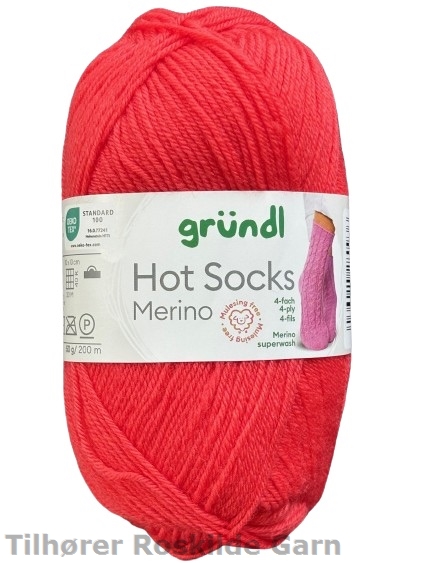 15 Poppy HOT SOCKS MERINO