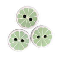 11 mm Knap, Grøn Citrus