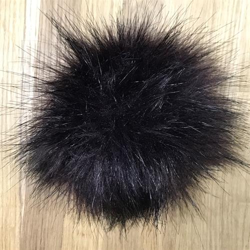 Kvast, "Fake Fox" 10-12 cm Sort