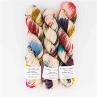16 Cape Carneval, Merino Linen Håndfarvet fra COWGIRLBLUES