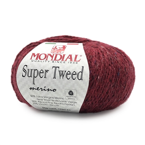 424 Cardinalrød, Super Tweed